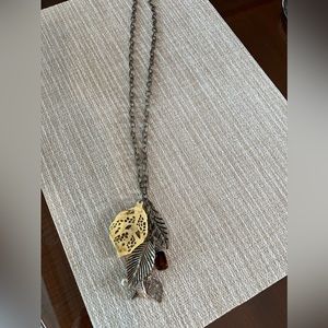 Silver necklace -16”